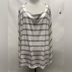 Bobeau Stitch Fix Striped Cozy Rib Wide Sleeve Knit Top 2X
